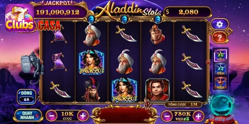 Chức năng các nút trong trò chơi Nổ hũ thần đèn